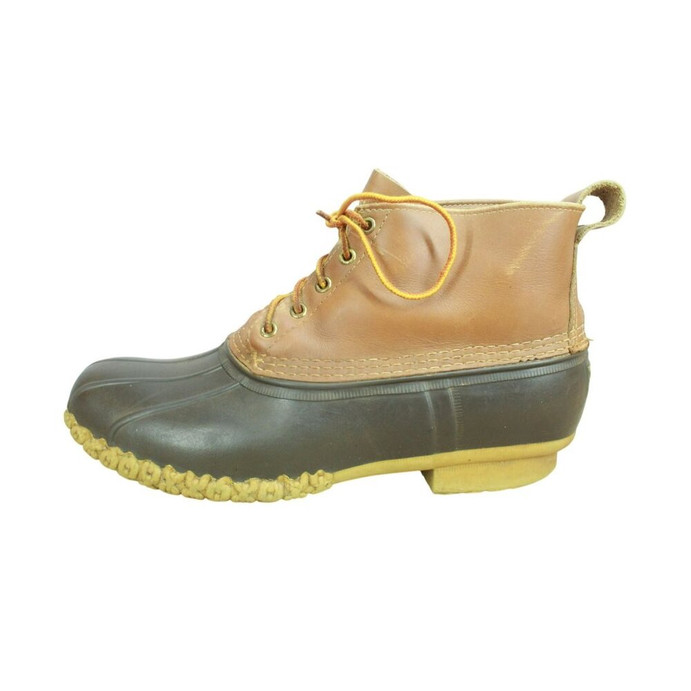 L.L. Bean Men's Brown and Tan Lace-Up Boots
